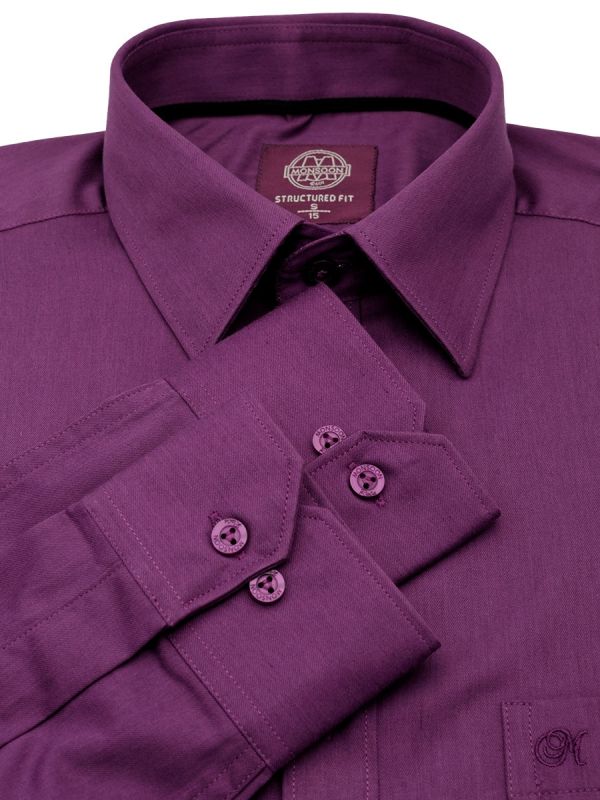 Jacquard formal shirt