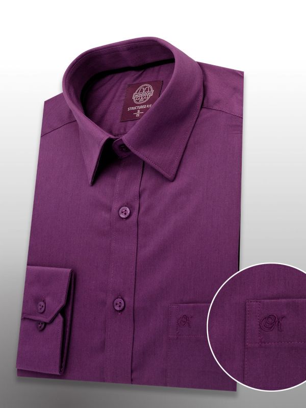 Jacquard formal shirt