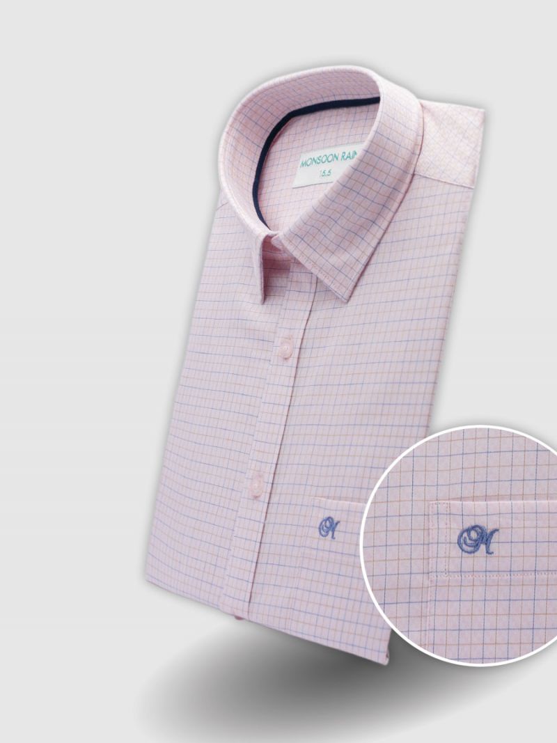 Check half sleeve casual shirt