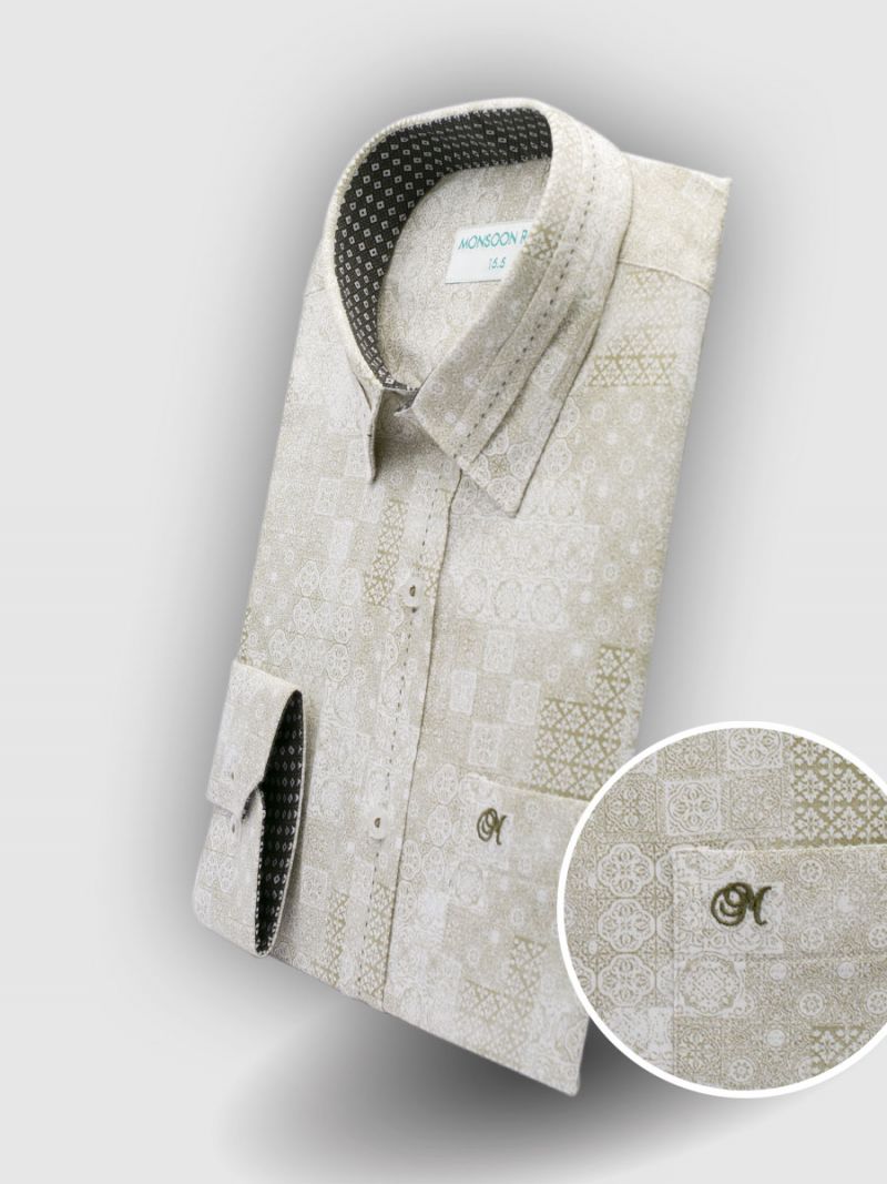 Printed Smart Casual Shirt
